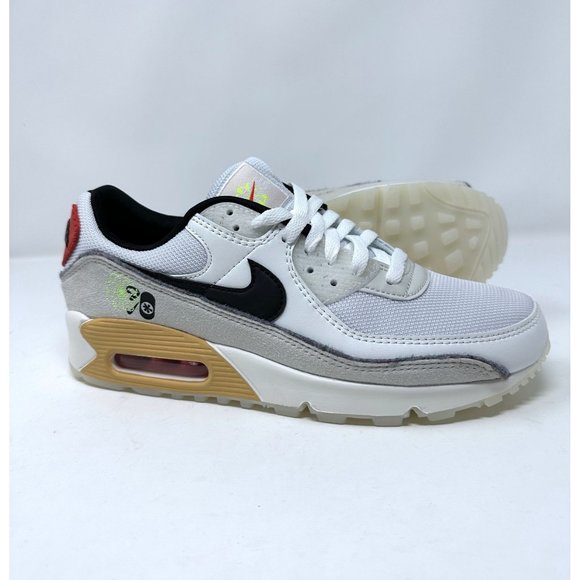Nike Air Max 90 SE Swoosh Fiber White DV3335-100  NEW - Picture 2 of 7